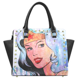 Wonder Woman Rivet Shoulder Handbag