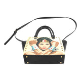 Woman Rivet Shoulder Handbag