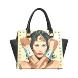 Woman Rivet Shoulder Handbag