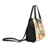 Woman Rivet Shoulder Handbag