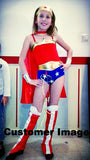 Wonder Woman Children Party Cosplay Costumes