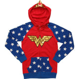 Wonder Woman Zip Up Hoodie