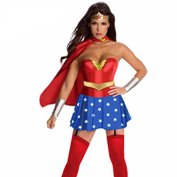 Wonder Woman Costume Fancy Dress Sets